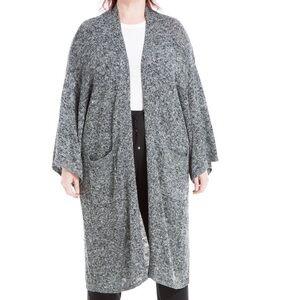 MAX STUDIO
Tweed look Maxi
Duster Cardigan